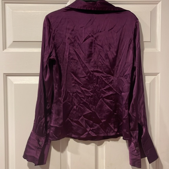 Adolfo Dominguez Costura button down silky shirt size 38 - Picture 3 of 3